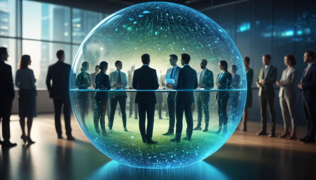 "Datenschätze nutzen: Der Balanceakt zwischen digitaler Effizienz und Kontrolle."