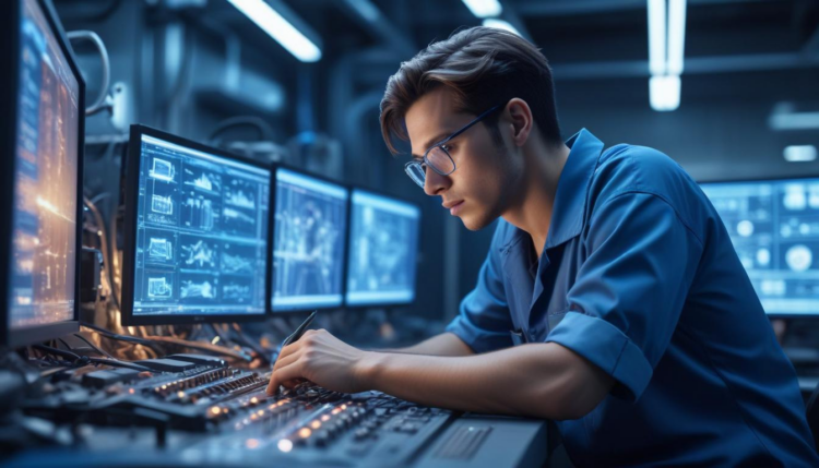 „Maschinen lernen Denken: Neue Produktionslogik verändert Rolle von Facharbeiter:innen.“ „Maschinen lernen Denken: Neue Produktionslogik verändert Rolle von Facharbeiter:innen.“