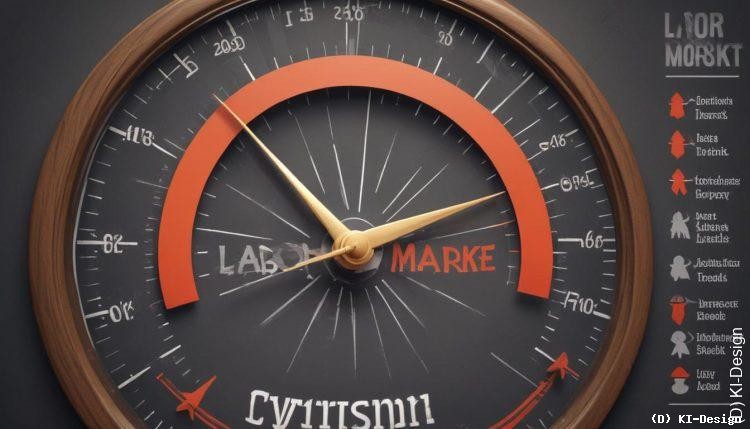IAB-Arbeitsmarktbarometer: Leichte Steigerung signalisiert zurückhaltende Einschätzung des Arbeitsmarktes trotz stabiler Beschäftigungslage.
