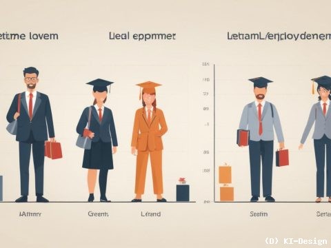 Bildungsniveau bestimmt Lebensarbeitszeit: Höhere Bildung führt zu längerer Erwerbszeit in Deutschland