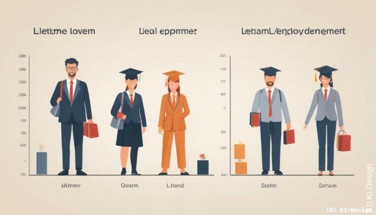 Bildungsniveau bestimmt Lebensarbeitszeit: Höhere Bildung führt zu längerer Erwerbszeit in Deutschland Bildungsniveau bestimmt Lebensarbeitszeit: Höhere Bildung führt zu längerer Erwerbszeit in Deutschland