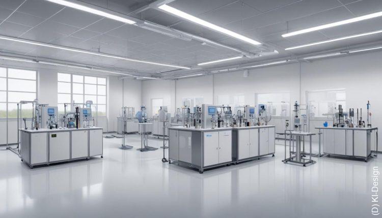 Wasserstoff-Prüflabor am Fraunhofer IWU etabliert sich als zentrale Plattform für industrielle Anwendungen und unterstützt Entwicklung und Tests. Wasserstoff-Prüflabor am Fraunhofer IWU etabliert sich als zentrale Plattform für industrielle Anwendungen und unterstützt Entwicklung und Tests.