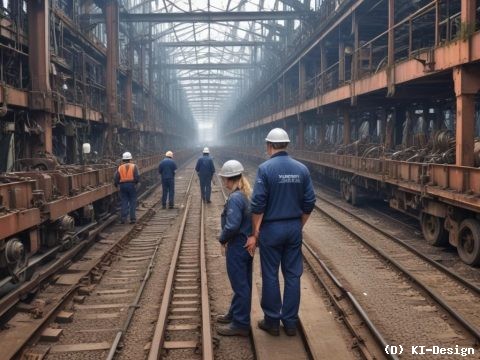 Industriebeschäftigung auf Zehnjahrestief: Lohnvorsprung schwindet, neue Einstellungen bleiben aus.
