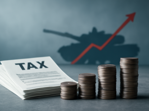 Zinsausgaben steigen: Verteidigung künftig über Steuern finanziert – Zins-Steuer-Quote wächst bis 2025 auf 7,7 Prozent.