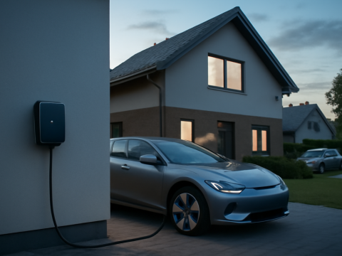 Private Wallboxen fördern Elektromobilität: Nutzung von E-Fahrzeugen steigt um das Fünffache, CO₂-Emissionen sinken deutlich. Private Wallboxen fördern Elektromobilität: Nutzung von E-Fahrzeugen steigt um das Fünffache, CO₂-Emissionen sinken deutlich.