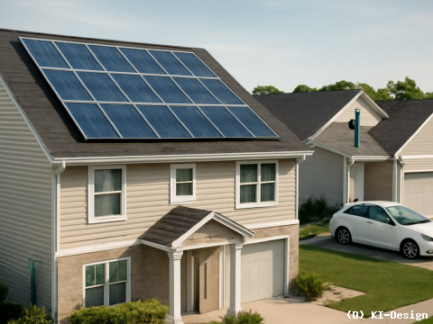 Solardächer fördern Energiewende: Nachbarn profitieren durch höhere Solaranlagen- und Elektroautokäufe.