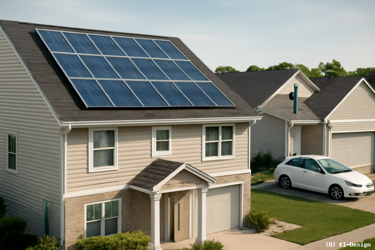 Solardächer fördern Energiewende: Nachbarn profitieren durch höhere Solaranlagen- und Elektroautokäufe.