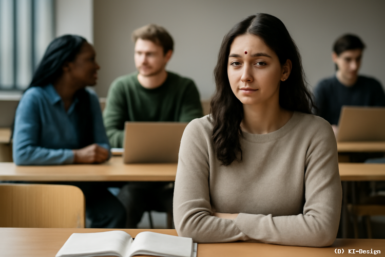 Studie zeigt: Studentinnen erleben mehr Diskriminierung und schätzen ihre Erfolgschancen im Studium geringer ein als Männer.