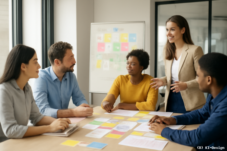 Vier Tage zur Zertifizierung: Fraunhofer FIT schult Fachkräfte zu Design Thinking Practitionern für innovative Lösungen.