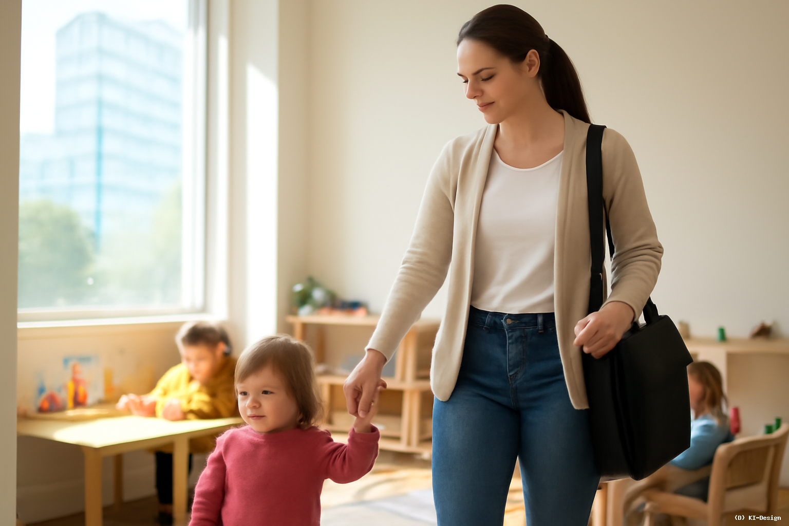 Erweiterte Kinderbetreuung steigert Mütter-Einkommen und fördert Vollzeitbeschäftigung deutlich.
