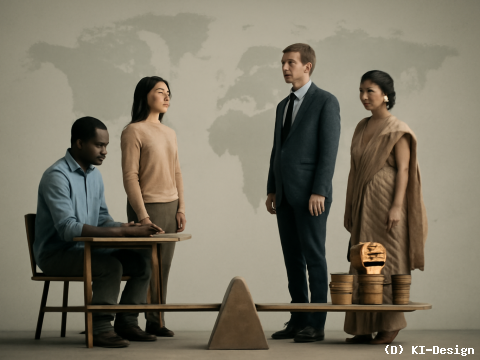 Globale Studie: Wo Leistung zählt, wird Ungleichheit als gerecht empfunden – Kulturelle Unterschiede prägen die Haltung zu Umverteilung. Globale Studie: Wo Leistung zählt, wird Ungleichheit als gerecht empfunden – Kulturelle Unterschiede prägen die Haltung zu Umverteilung.