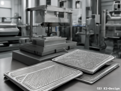 Fraunhofer IWU revolutioniert Serienfertigung von Wärmetauscherplatten mit innovativen Umformtechnologien