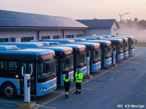 E-Bus-Flotten erfolgreich elektrifiziert: Intelligentes Lademanagement optimiert Betrieb und reduziert Lastspitzen in Salzburg.